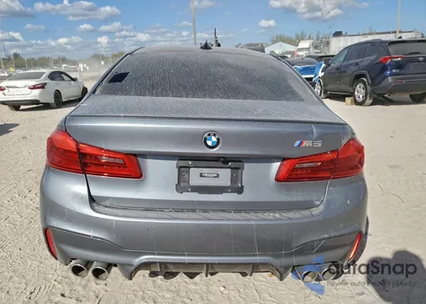 2018 BMW M5 z USA, uszkodzony, nr VIN WBSJF0C50JB282780